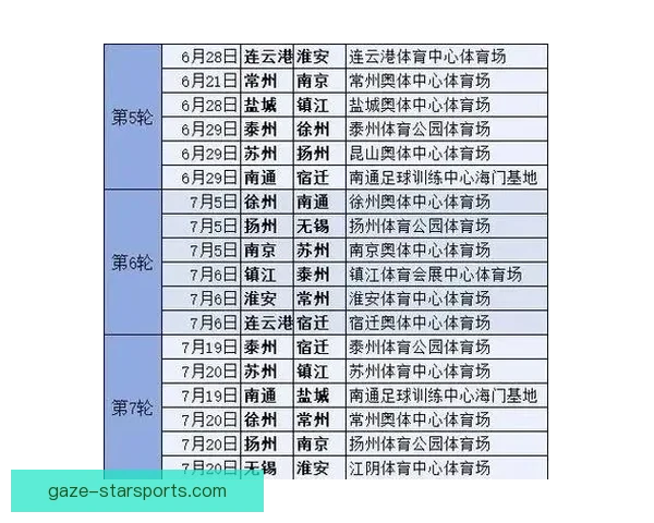 苏州超级联赛最新赛程官方发布全攻略